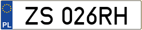 Truck License Plate